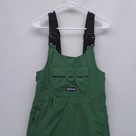 CHAMONIX CHX COLLECTION WOMEN'S SMALL GARDEN GREEN BREYA BIB SNOW PANTS - Picture 2 of 5